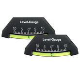 Green living 2-pack RV level gauge for accurate tilt readings during travel