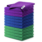 GREEN POMELO microfiber cloth purple for streak-free glass and countertops