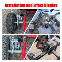 GREHUA brake arm side view demonstrates adjustable alignment.