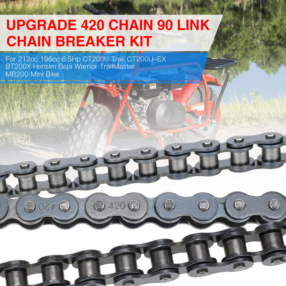 GREHUA chain breaker tool included for on-site maintenance.