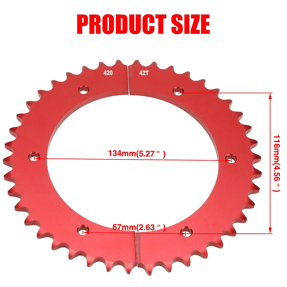 GREHUA mini bike and go-kart installation-ready sprocket for easy upgrades