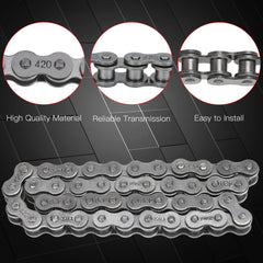 GREHUA swing-arm protection demonstrates chain alignment support.