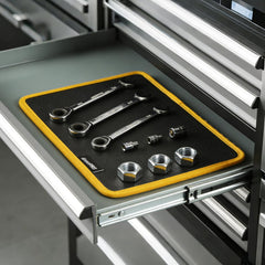 GRENPRO heavy-duty magnetic tool mat supporting heavy tools
