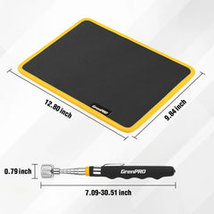 GRENPRO magnetic tool mat used to organize a toolbox drawer
