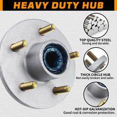 GREPSPUD dust caps protect and seal hubs