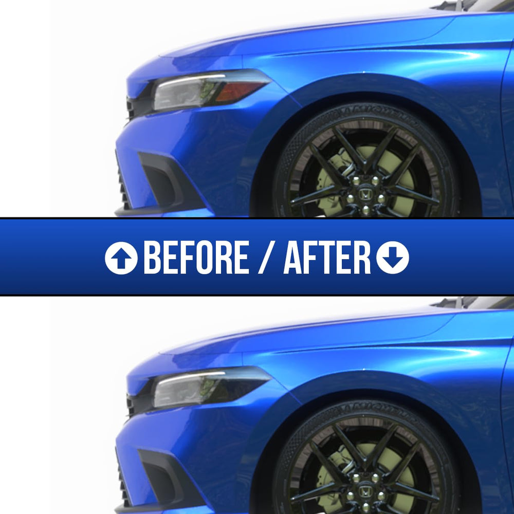 GRIDREADY Amber Delete headlight tint tools included, squeegee and microfiber for smoother install.