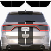 GRIDREADY tail light tint kit front view closeup shows a sleek black finish