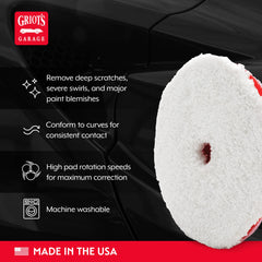 Griot's Garage Innerflex foam interface demonstrates flexible contact over curves