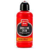 Griots Garage Boss Correcting Cream bottle pour reveals deeper color and smoothness.