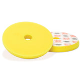Griot's Garage Boss Perfecting foam pad yellow in action for light blemish refinement