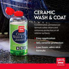 Griot's Garage Ceramic Wash and Coat foaming sprayer in action for versatile detailing