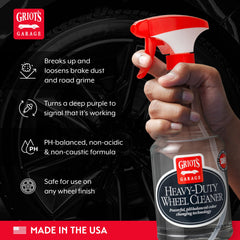 Griot's Garage Color-Changing Wheel Cleaner highlights grime as it cleans.