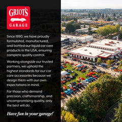 Griot's Garage Liquid Wax 3-In-1 protective coating shields paint against the elements.