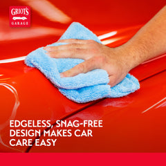 Griot's Garage quick-detailer compatible towel for efficient wipe-downs.
