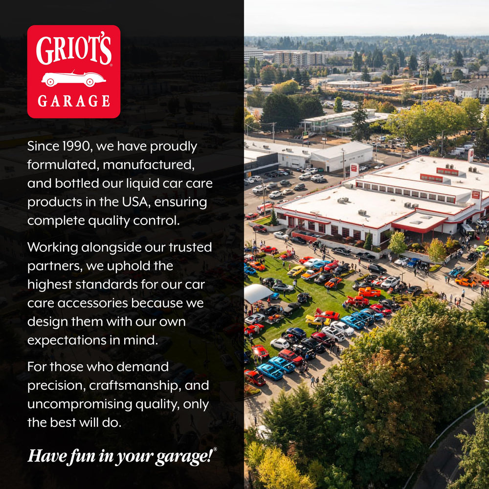 Griot's Garage Rinseless Wash gloss after use on a showroom-ready finish