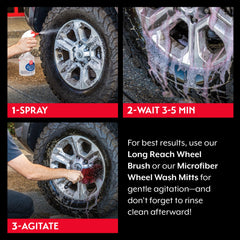 Griot's Garage Safe-for-All-Wheel-Finishes formula protects painted, chromed, and coated wheels.