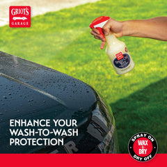 Griot's Garage Spray-On Wax is safe for paint protection film and clear coats.
