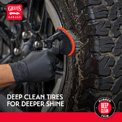 Griot's Garage Tire Cleaner on rubber trim to refresh weather seals