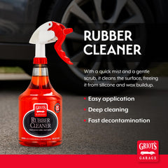 Griot's Garage Tire Cleaner spray application ready for cleaning tires