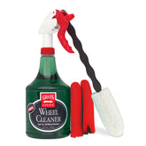 Griot's Garage wheel cleaner bottle demonstrates a safe, pH-balanced formula for wheels