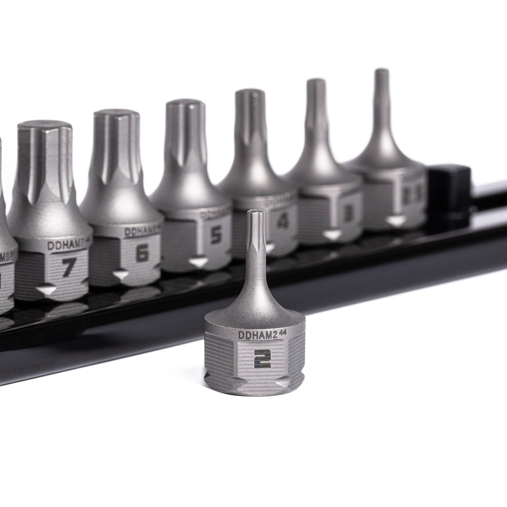 GripEdge aluminium rail on display showing second-generation design and storage efficiency.