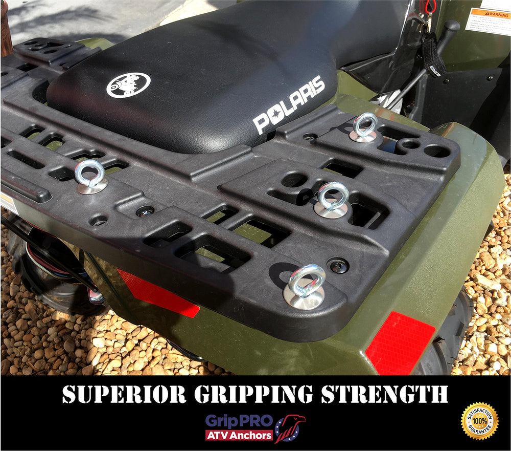 GripPRO anchors perform in mud and water for secure trips.