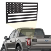GRITKULTURE American Flag Perfect-Cut magnet on trucks provides bold visibility.