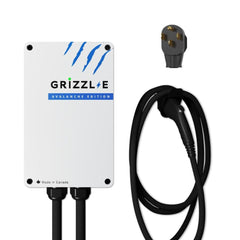 Grizzl-E Avalanche Edition charger showing rugged all-weather housing for reliable charging.