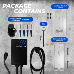 Grizzl-E Classic IP67 seal resisting rain and dust during outdoor charging