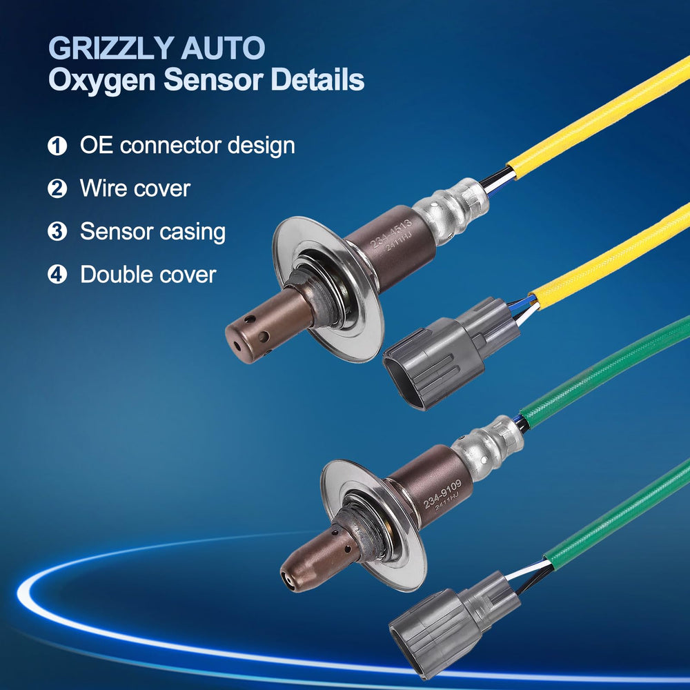 GRIZZLY AUTO O2 sensor plug connection detail for secure fit