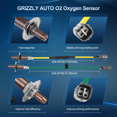 GRIZZLY AUTO O2 sensor stainless valve body close-up showing durability