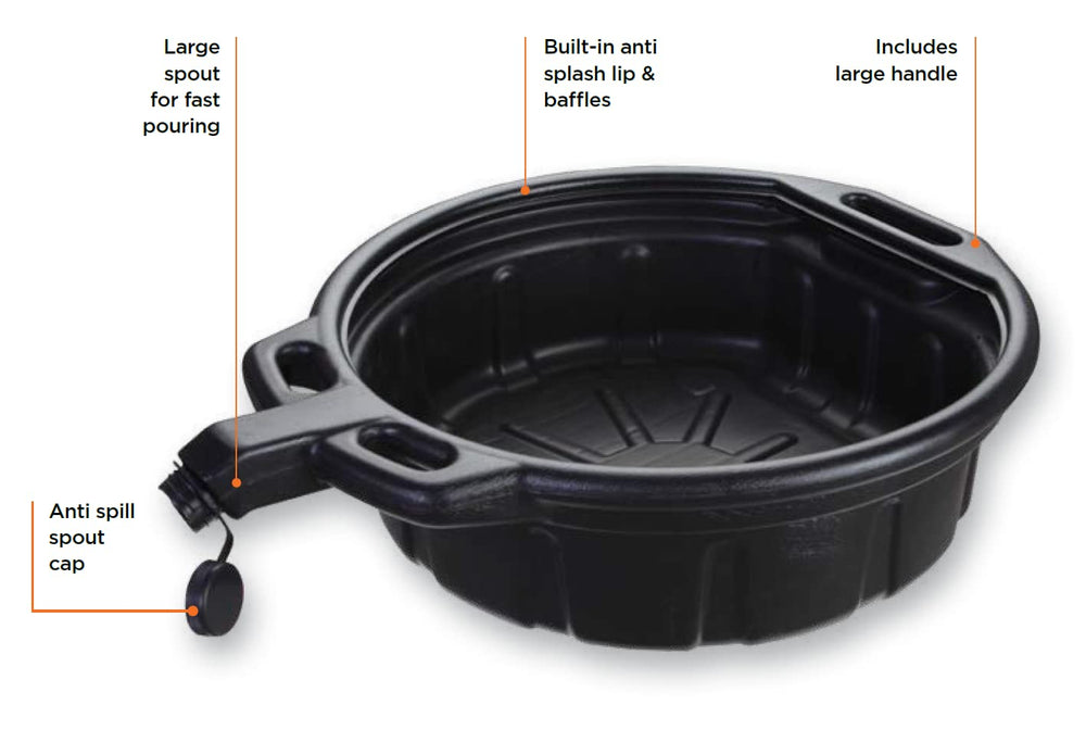 Groz 41960 HDPE construction highlights durable material resistant to chemicals and solvents.