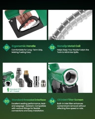 GRYVOZE standard threaded interface ensures easy installation and versatile connections.