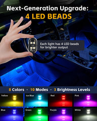 GSOWO RGB strobe with 8 color options for versatile signaling.