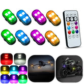 GSOWO 8pcs flashlight assembly with upgraded LEDs for bright illumination.