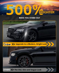 GSOWO Chrysler 300 rear side marker LED smoked lens improves night signaling.