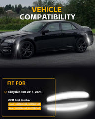 GSOWO plug-and-play installation marker lights simplify swapping on Chrysler 300.