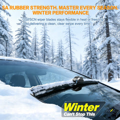 GSPSCN 14-inch rear blade delivers clear rear visibility in tight spaces.