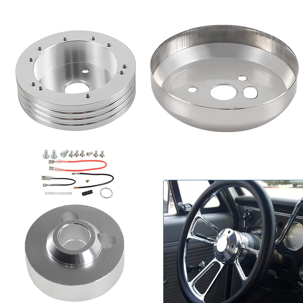 GSTP hub adapter side profile highlights durable billet aluminum construction.