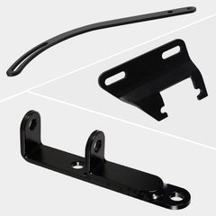 GSTP black finish kit bundles upper arm, slider, header brackets.