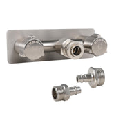 G-Sunny all-metal RV exterior quick connect faucet assembly for reliable outdoor hookups.