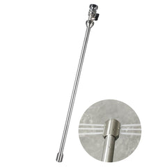 G-Sunny all-metal RV toilet wand with shut-off valve enables controlled water flow.