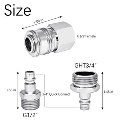 G-Sunny assembled kit in use on an RV exterior for convenient water access.