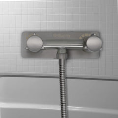 G-Sunny brushed nickel diverter valve endures outdoor conditions and hoses.