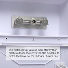 G-Sunny ceramic-core valve RV exterior faucet delivers smooth operation and durable performance.