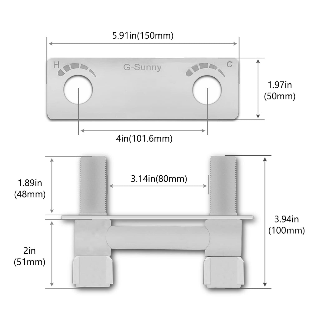 G-Sunny easy-install faucet for DIY RV upgrades.