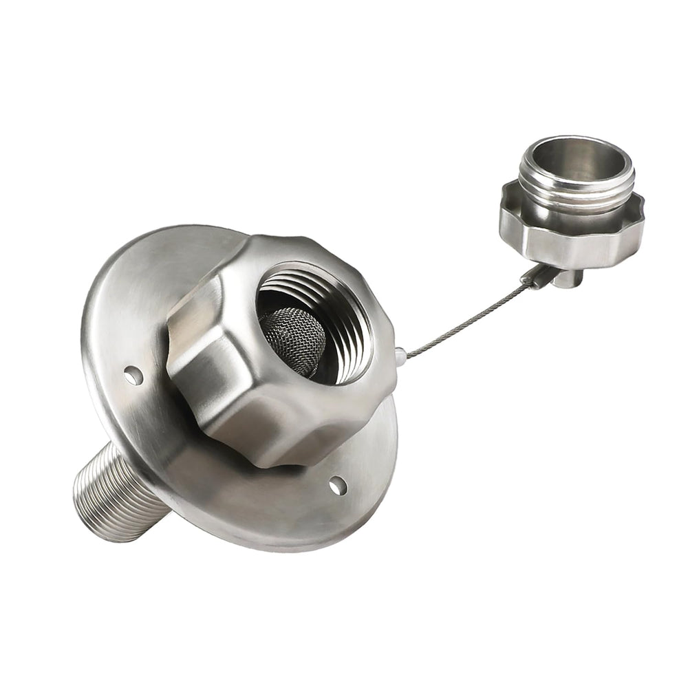 G-Sunny RV city water inlet with 3-4-ght outer thread for connections.