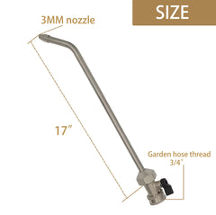 GSunny flush wand for RV toilets and black tank cleaning.