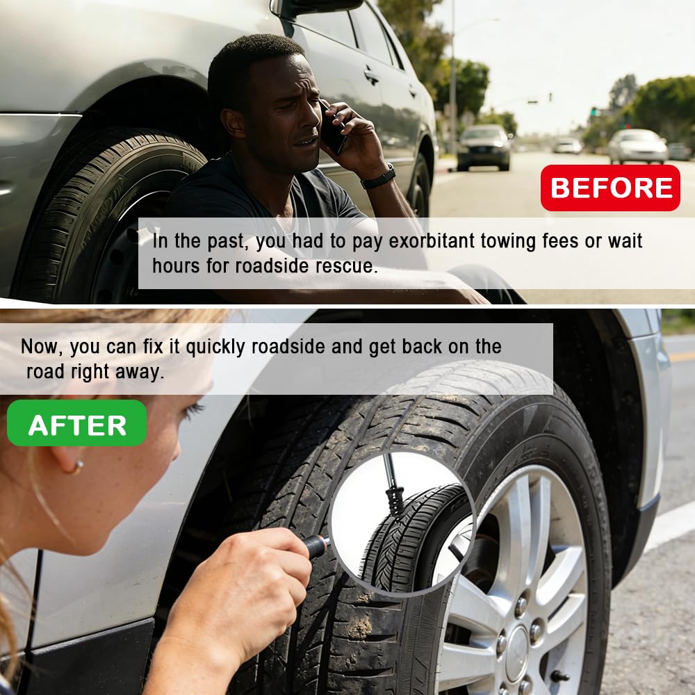GSZEPSEX repair screws with rubber seal highlighting 360° airtight protection.
