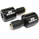 GT-Speed bar ends in black aluminum with CNC accuracy for Suzuki GSX-R